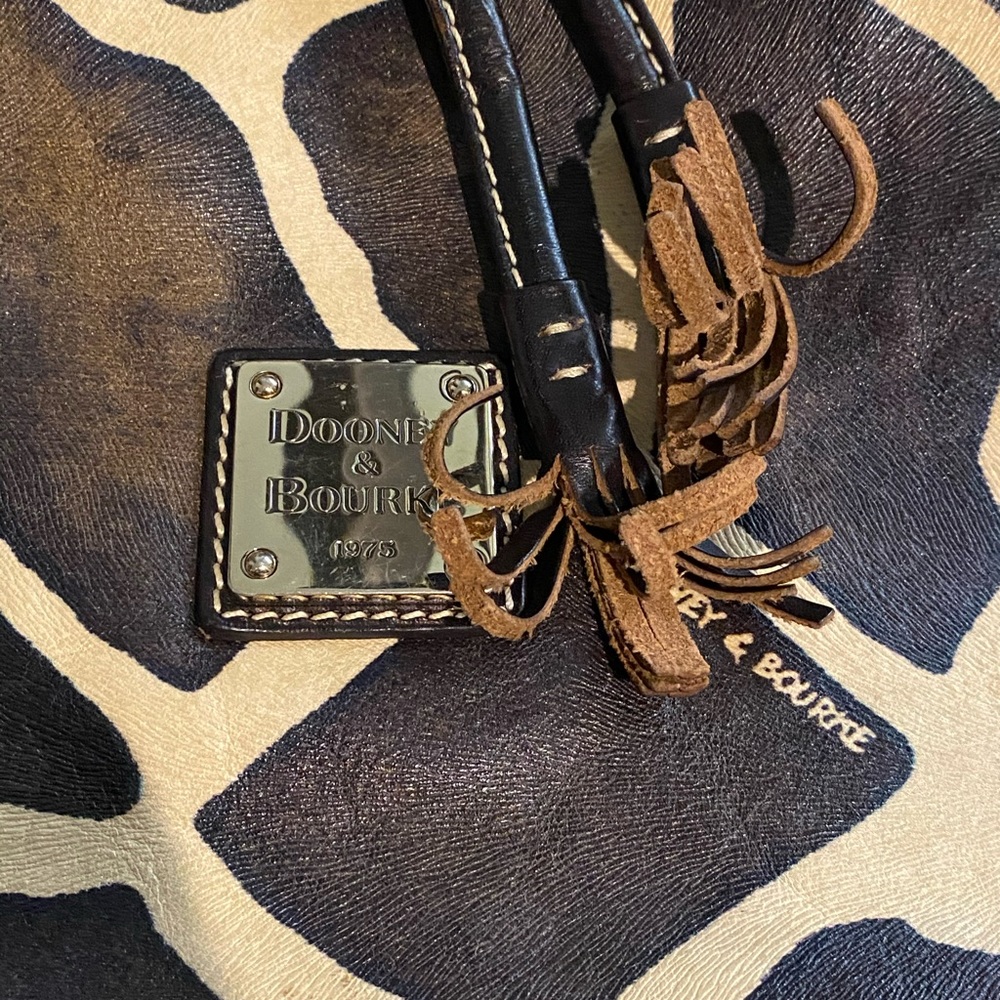 Dooney & Bourke vintage Animal print hobo bag - Picture 4 of 4